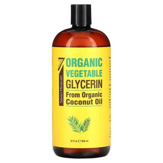 Seven Minerals-Organic Vegetable Glycerin-Unscented-32 fl oz (950 ml)