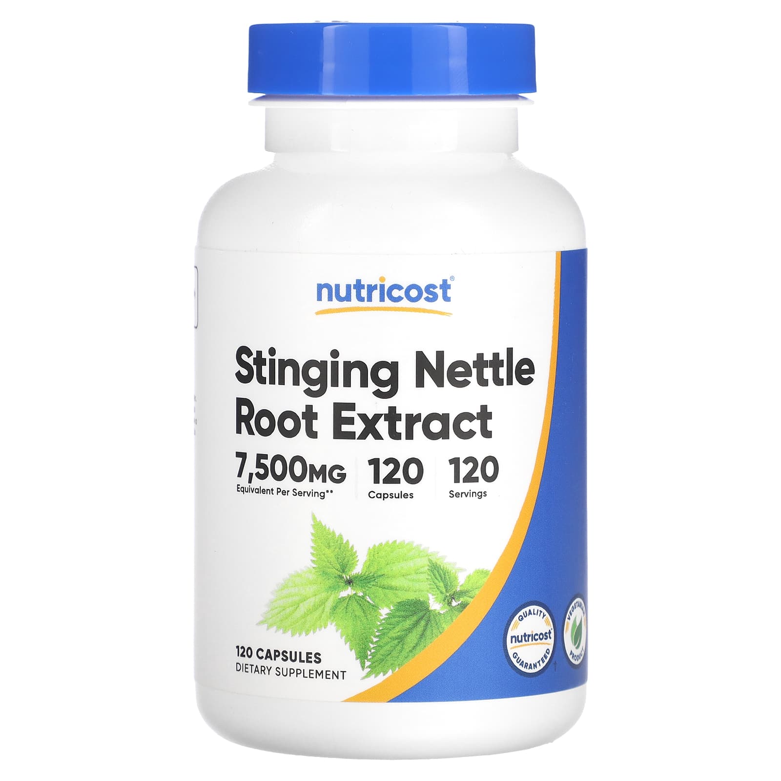 Nutricost-Stinging Nettle Root Extract-7,500 mg -120 Capsules