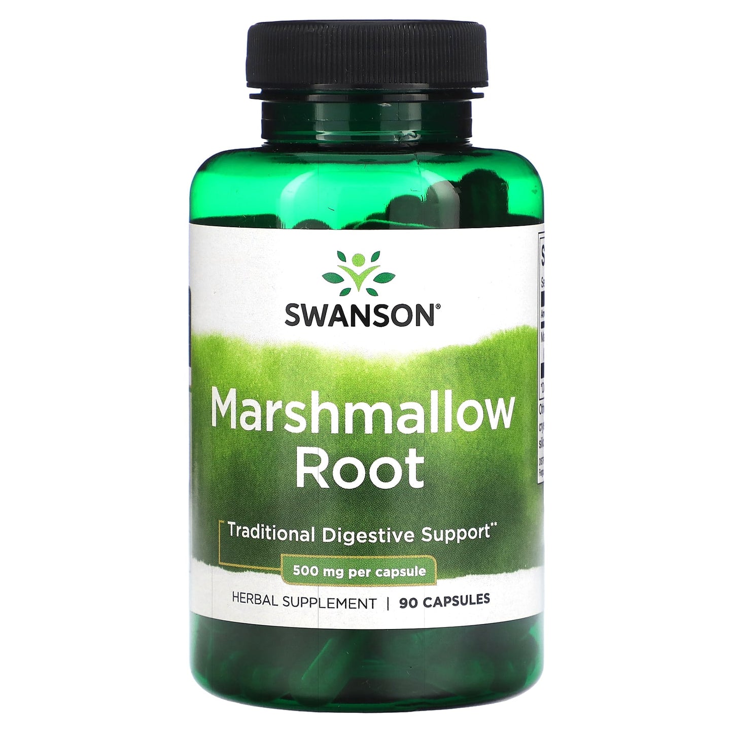 Swanson-Marshmallow Root-500 mg-90 Capsules