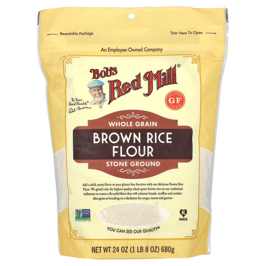 Bob's Red Mill-Brown Rice Flour-Whole Grain-24 oz (680 g)