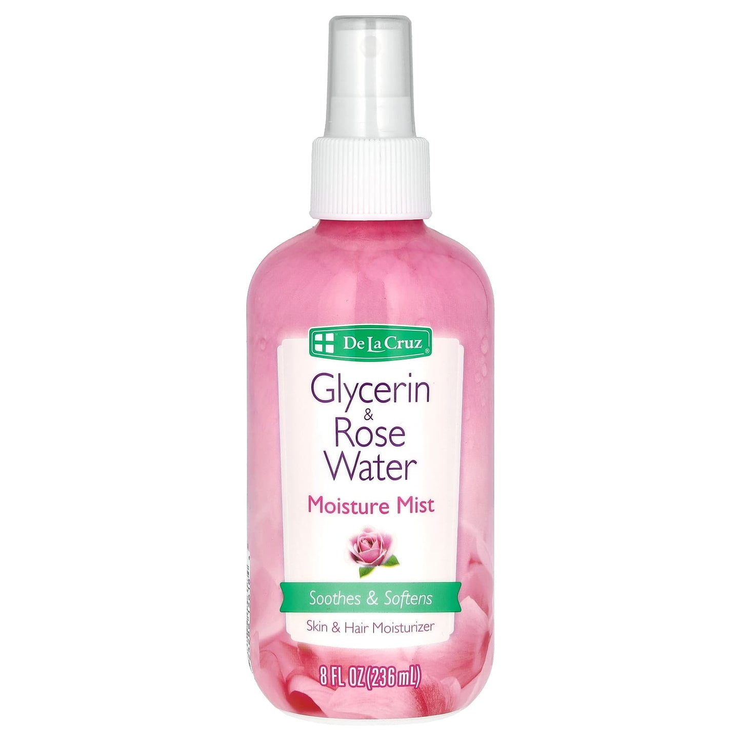 De La Cruz-Moisture Mist-Glycerin & Rose Water-8 fl oz (236 ml)