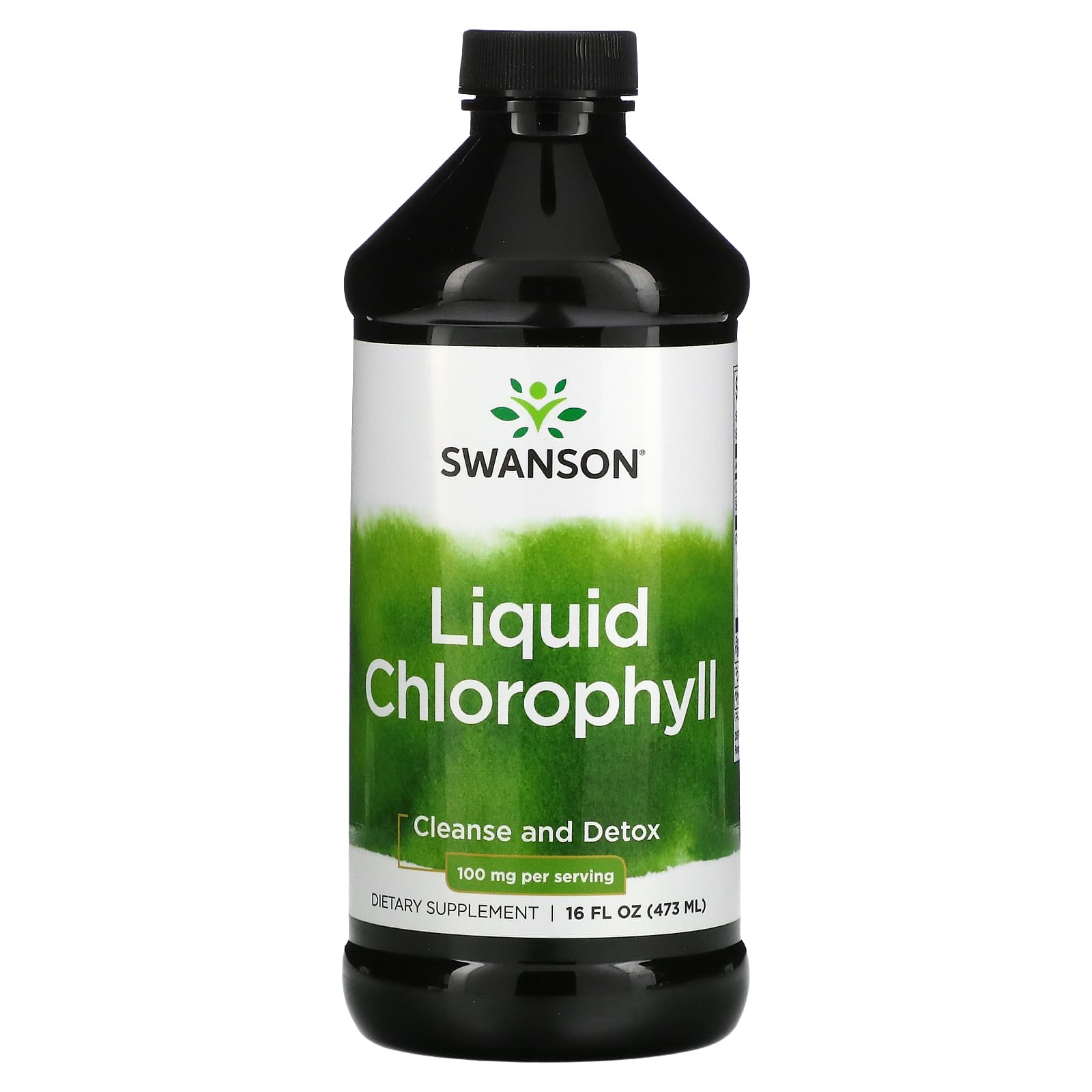 Swanson-Liquid Chlorophyll-100 mg-16 fl oz (473 ml)