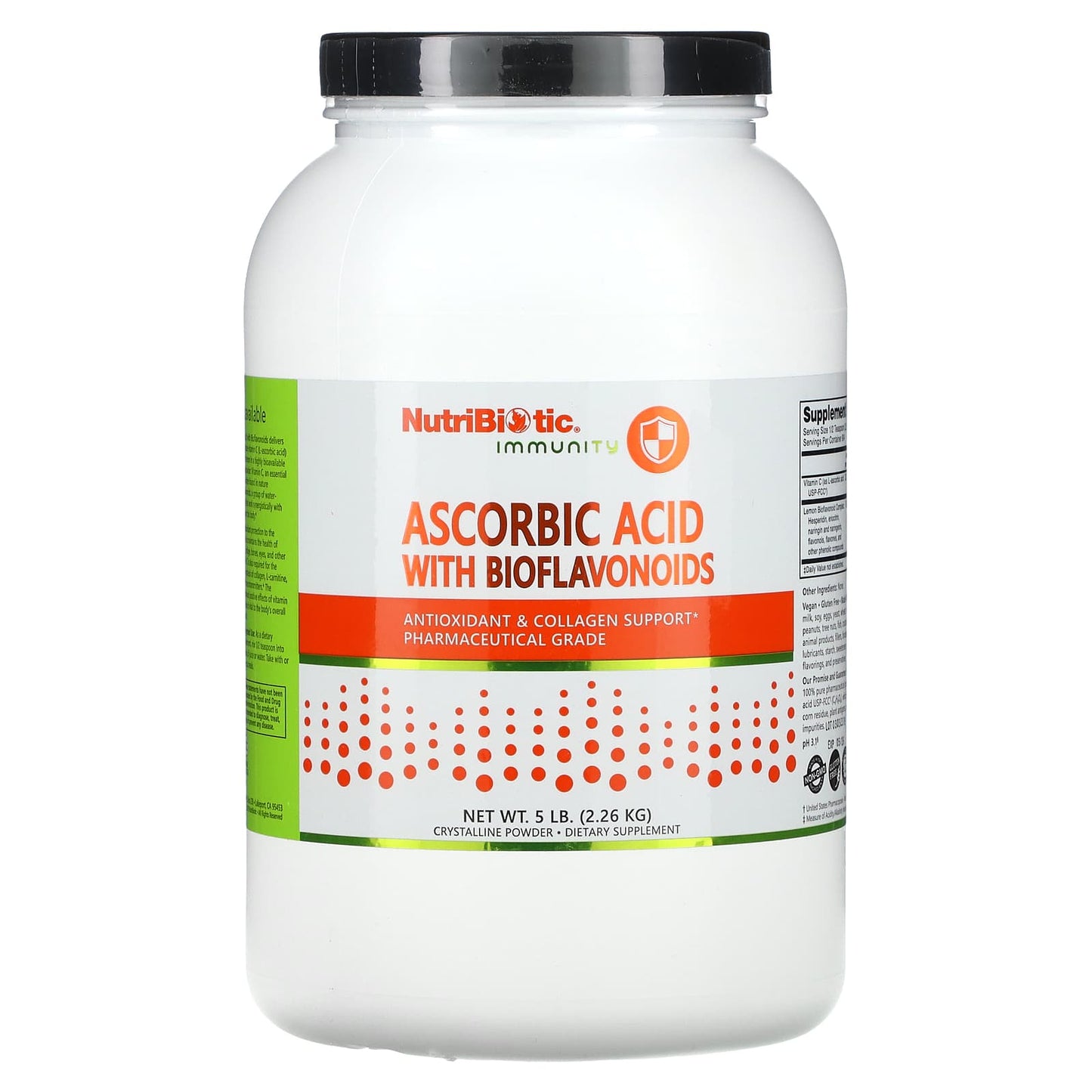 NutriBiotic-Immunity-Ascorbic Acid with Bioflavonoids-5 lb (2.26 kg)