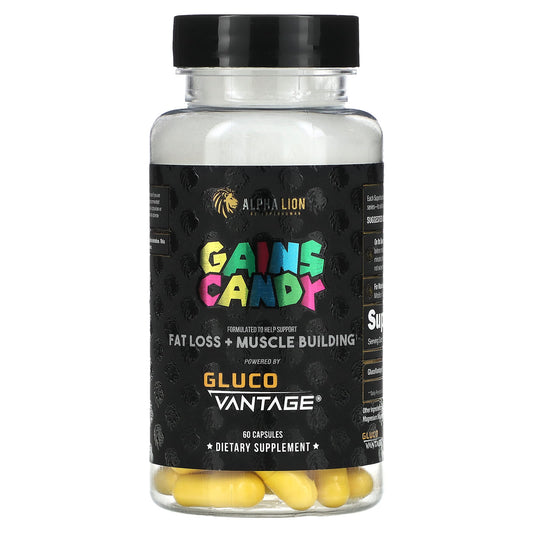 ALPHA LION-Gains Candy-Gluco Vantage-60 Capsules