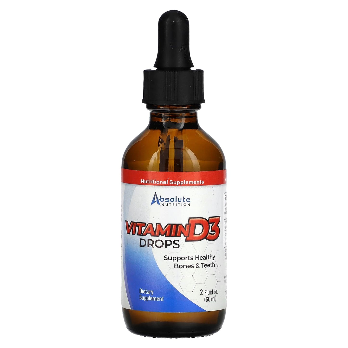 Absolute Nutrition-Vitamin D3 Drops -2 fl oz (60 ml)