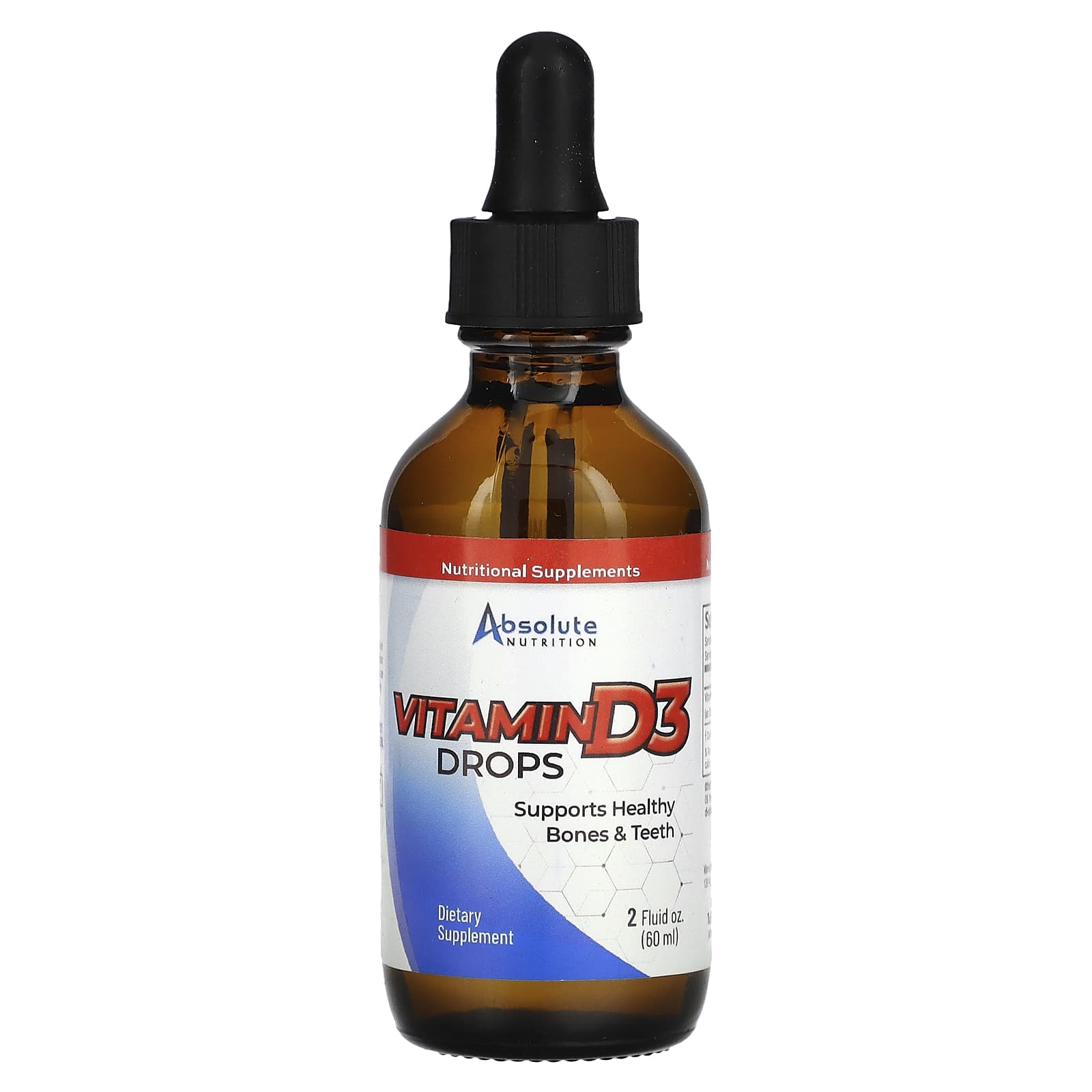 Absolute Nutrition-Vitamin D3 Drops -2 fl oz (60 ml)