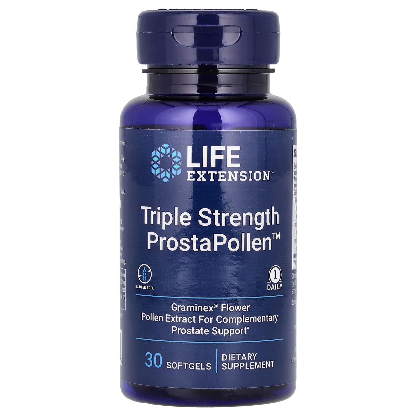 Life Extension-Triple Strength ProstaPollen-30 Softgels