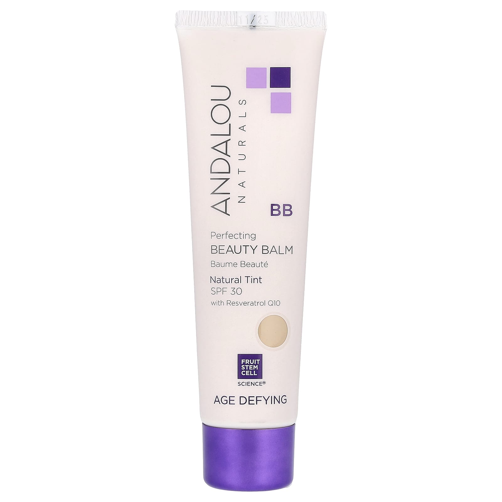 Andalou Naturals-Perfecting BB Beauty Balm-SPF 30-Natural Tint-2 fl oz (58 ml)