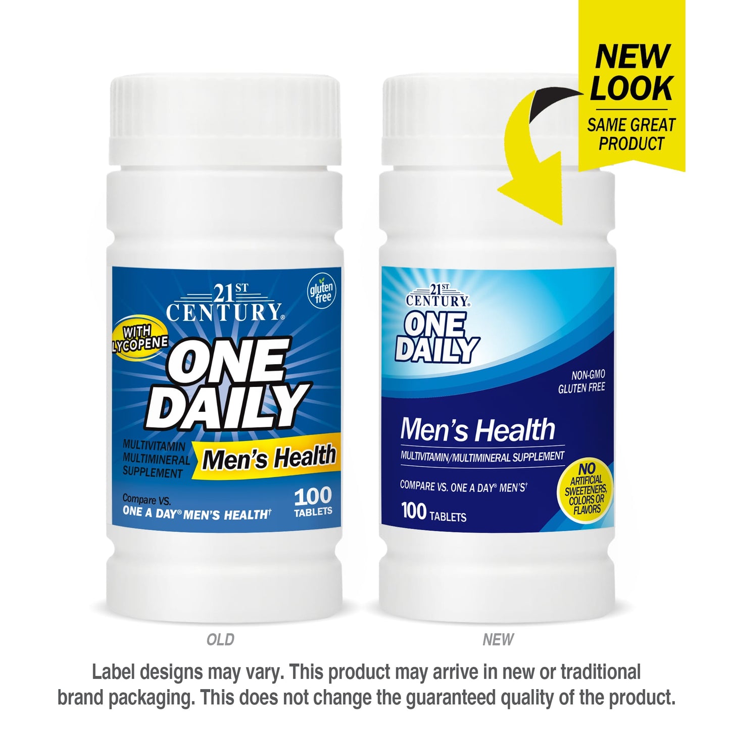 21st Century, One Daily, Men's Health, 100 Tablets