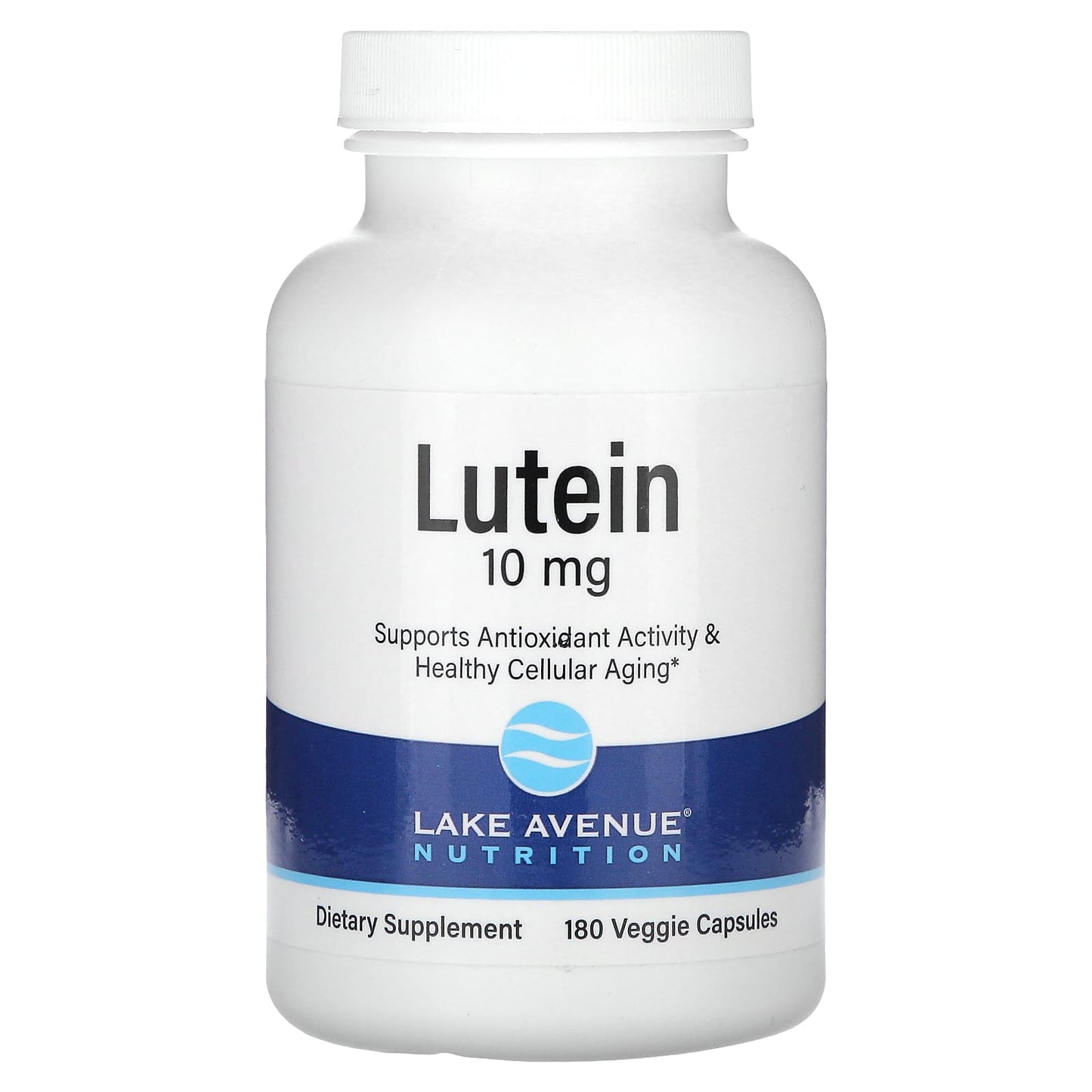 Lake Avenue Nutrition-Lutein-10 mg-180 Veggie Capsules