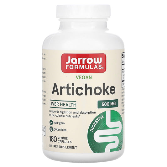 Jarrow Formulas-Artichoke-500 mg-180 Veggie Capsules