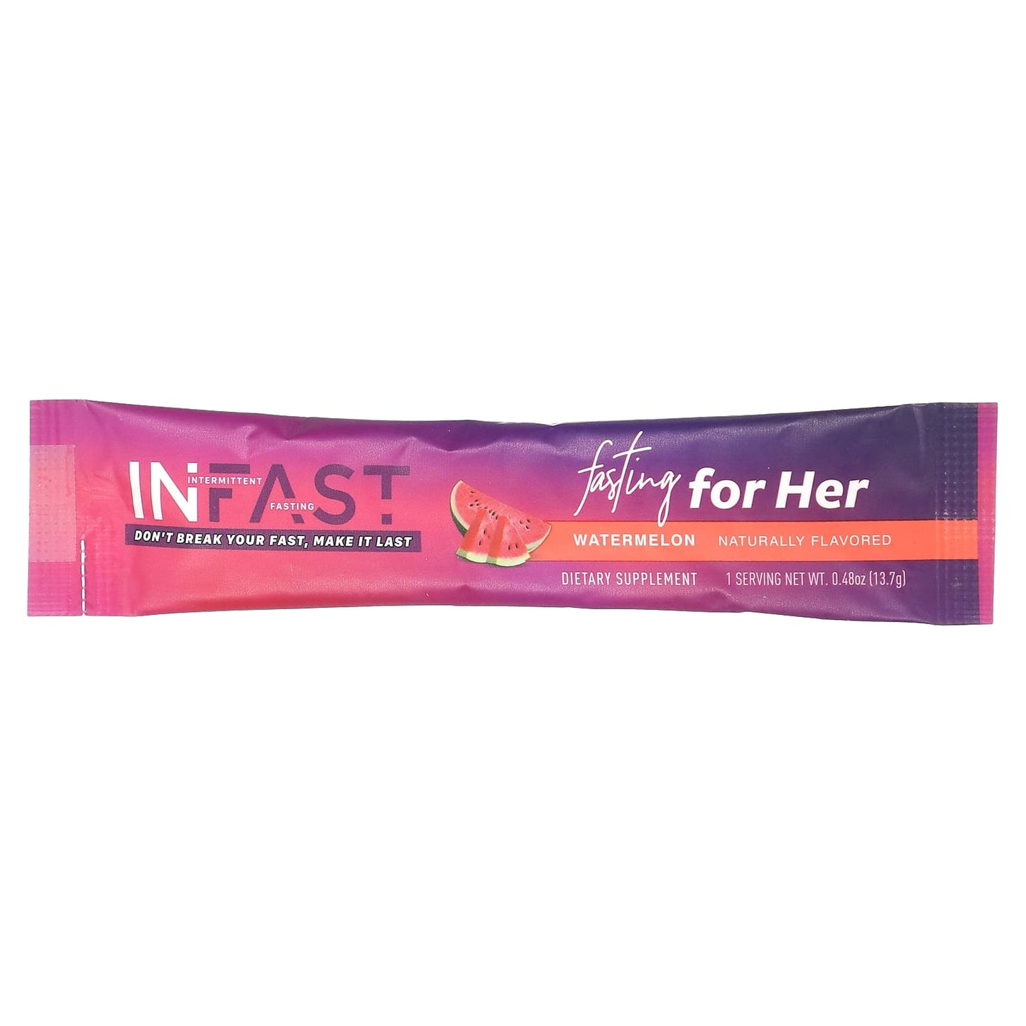 Real Ketones, InFast, For Her, Watermelon, 10 Packets, 0.48 oz (13.7 g) Each