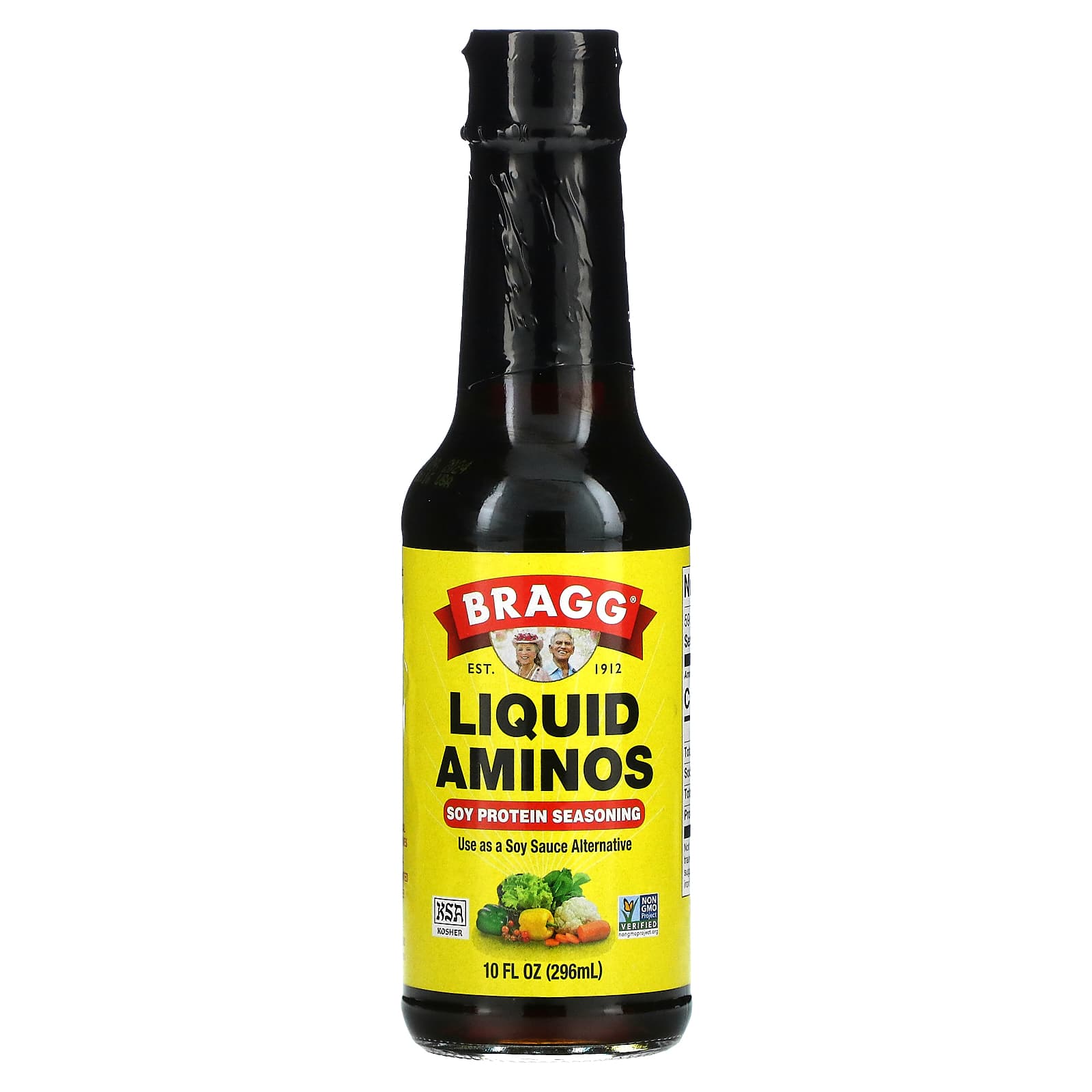 Bragg-Liquid Aminos-Soy Protein Seasoning-10 fl oz (296 ml)