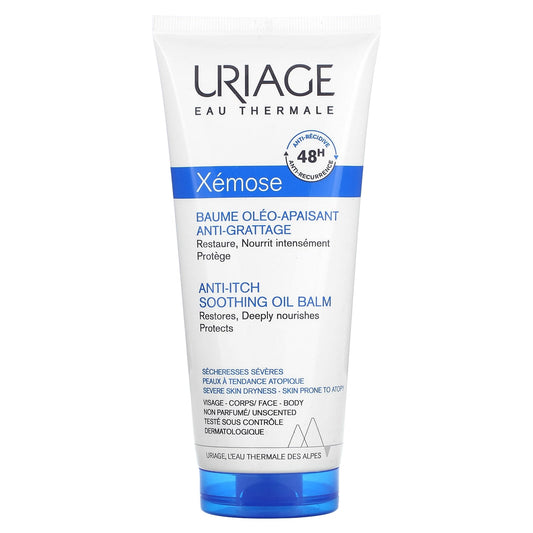 Uriage-Xémose-Anti Itch-Soothing Oil Balm-Unscented-6.8 fl 0z (200 ml)