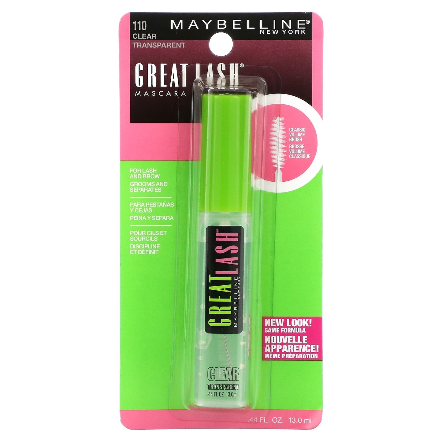 Maybelline, Great Lash Mascara, 110 Clear, 0.44 fl oz (13 ml)