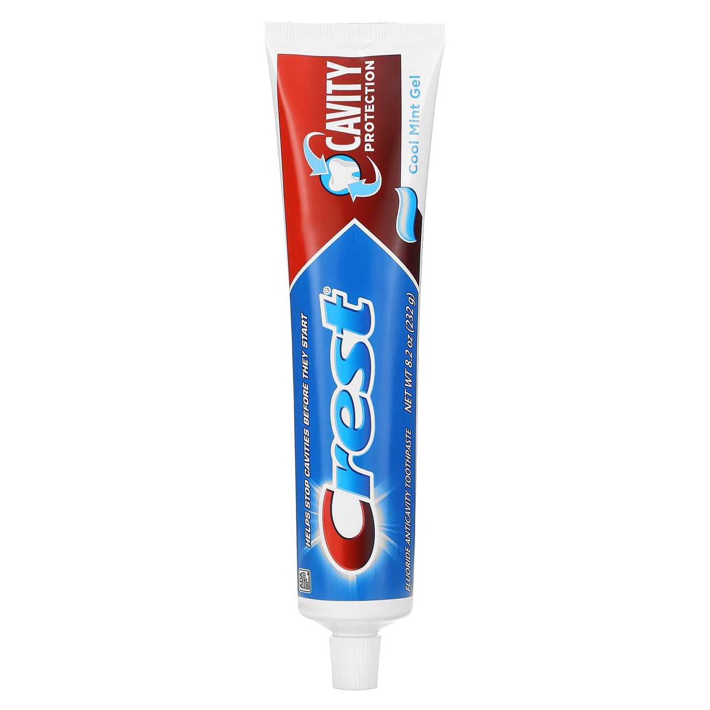 Crest, Cavity Protection, Fluoride Toothpaste, Cool Mint Gel, 8.2 oz (232 g)