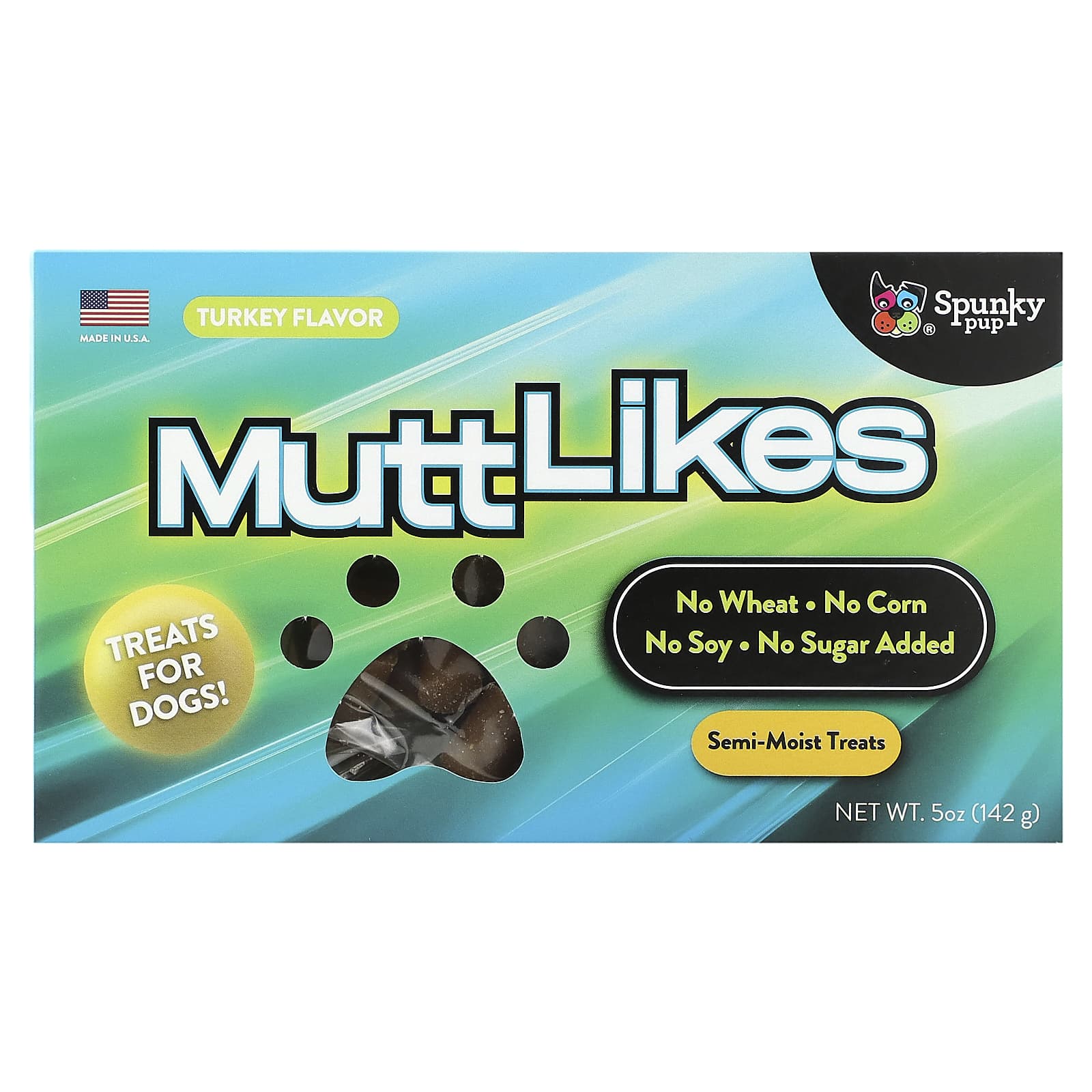 Spunky Pup-MuttLikes-Treats for Dogs-Turkey-5 oz (142 g)