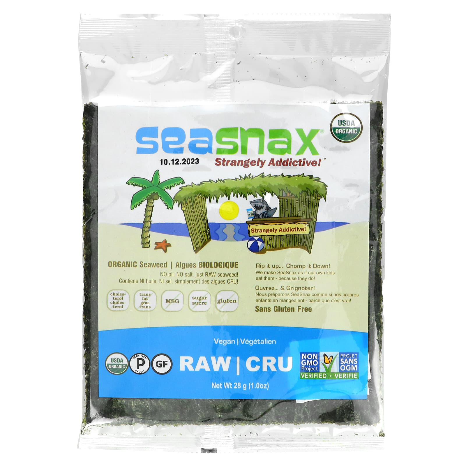 SeaSnax-Organic Seaweed-1 oz (28 g)