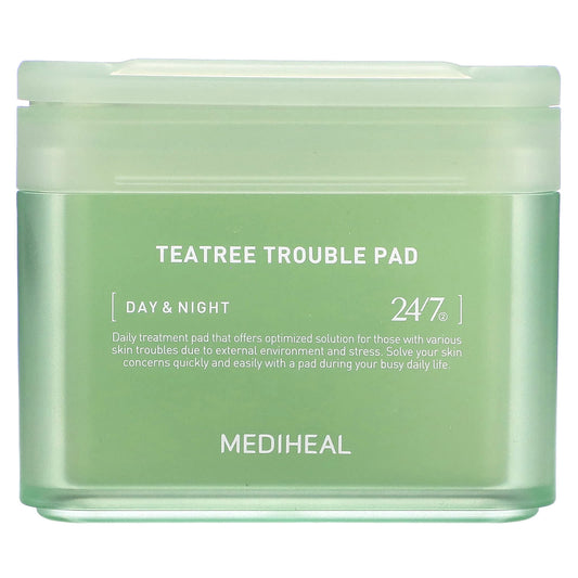 MEDIHEAL-Tea Tree Trouble Pad-100 Pads-5.74 fl oz (100 ml)