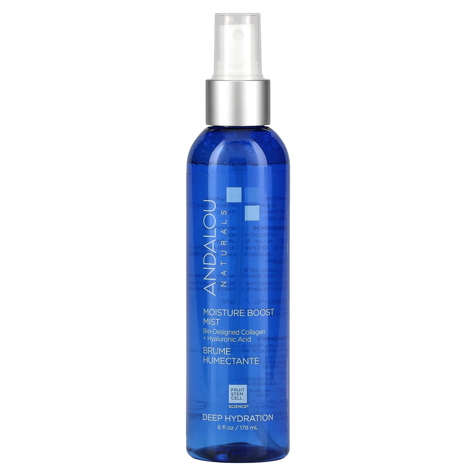 Andalou Naturals-Moisture Boost Mist-Deep Hydration-6 fl oz (178 ml)