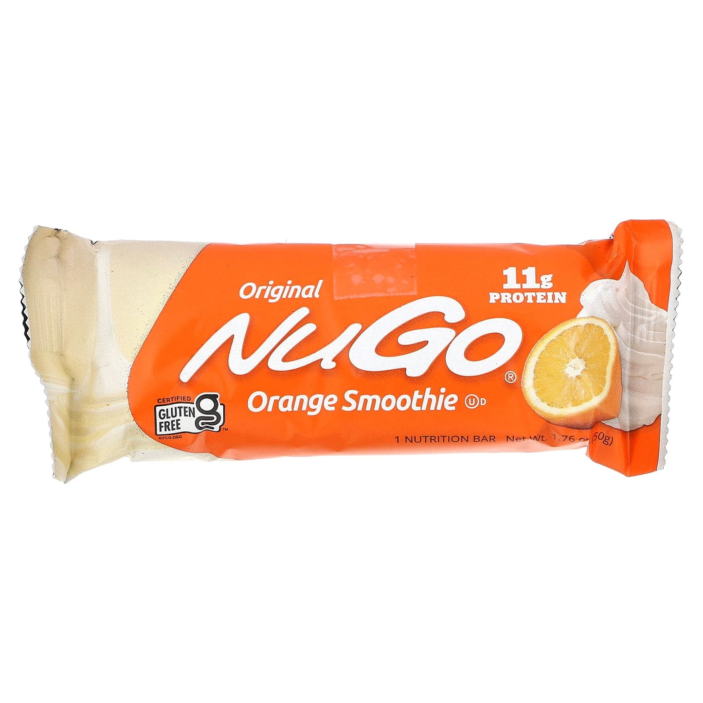 NuGo Nutrition, Orange Smoothie Bars, 15 Bars, 1.76 oz (50 g) Each