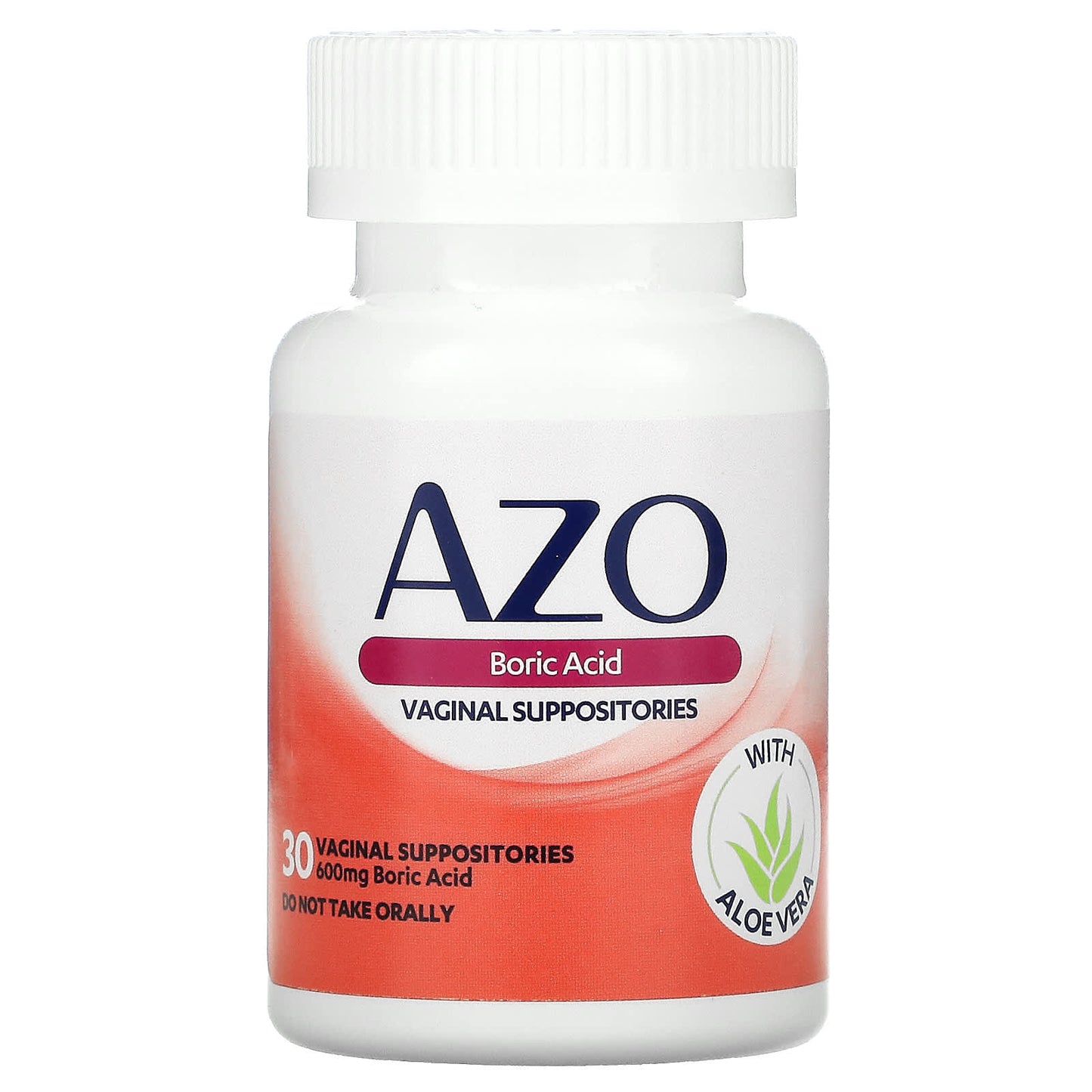 Azo, Boric Acid, Vaginal Suppositories, 600 mg, 30 Suppositories