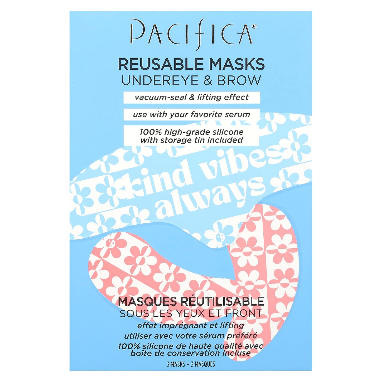 Pacifica-Reusable Undereye & Brow Beauty Masks-3 Masks