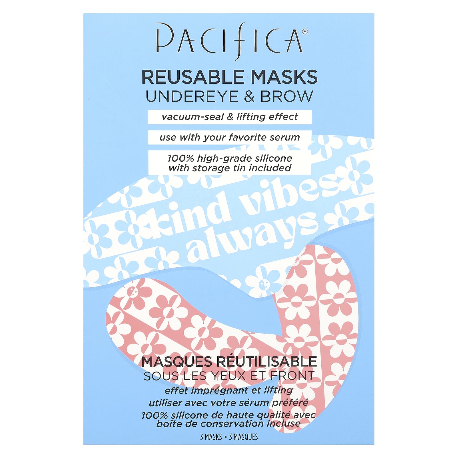 Pacifica-Reusable Undereye & Brow Beauty Masks-3 Masks