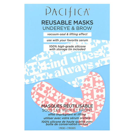 Pacifica-Reusable Undereye & Brow Beauty Masks-3 Masks