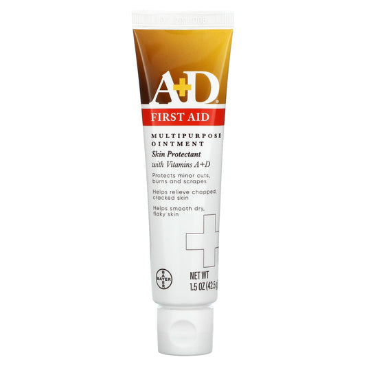 A+D-First Aid Multipurpose Ointment-Skin Protectant with Vitamins A + D-1.5 oz (42.5 g)