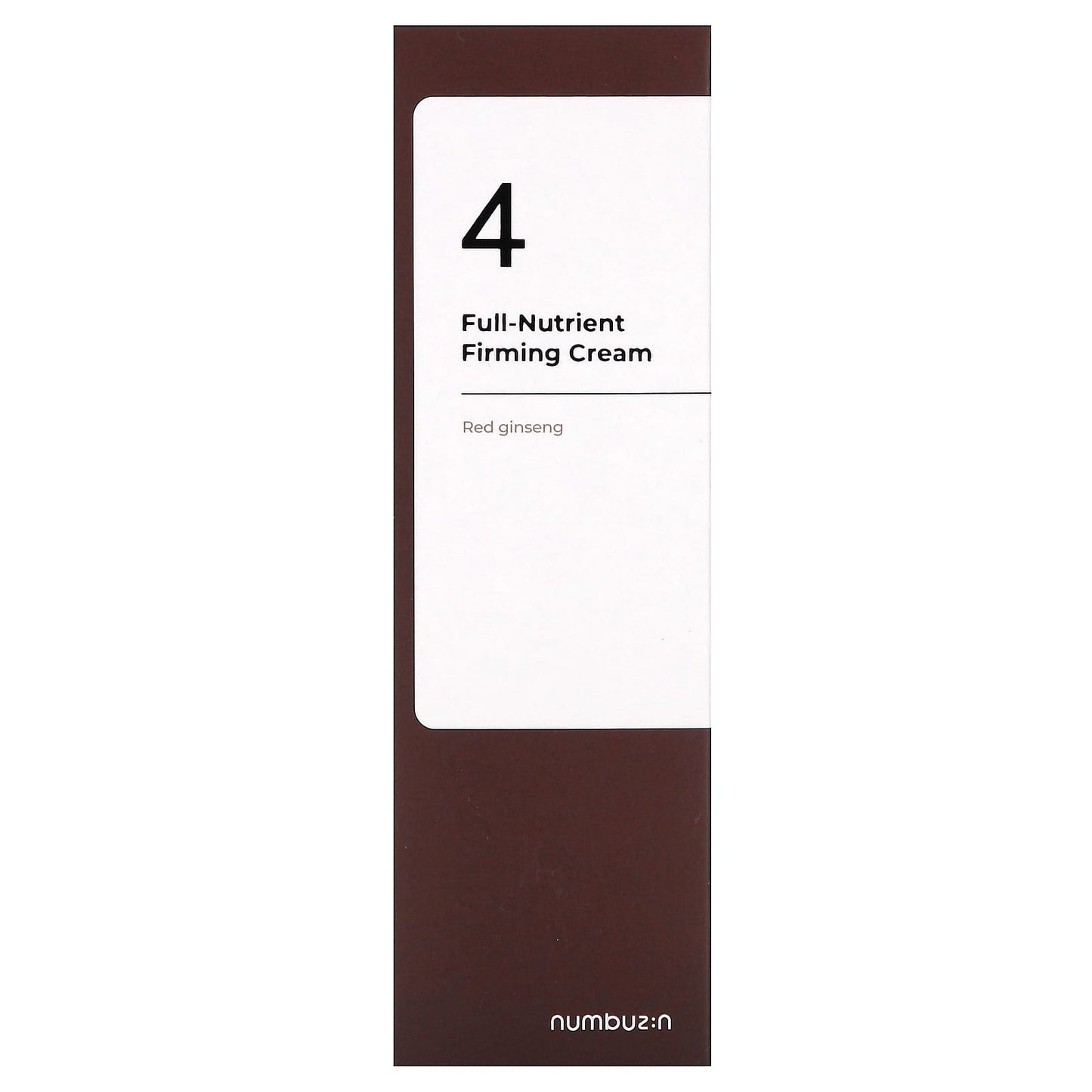 Numbuzin, No.4 Full-Nutrient Firming Cream, Red Ginseng, 2.02 fl oz (60 ml)