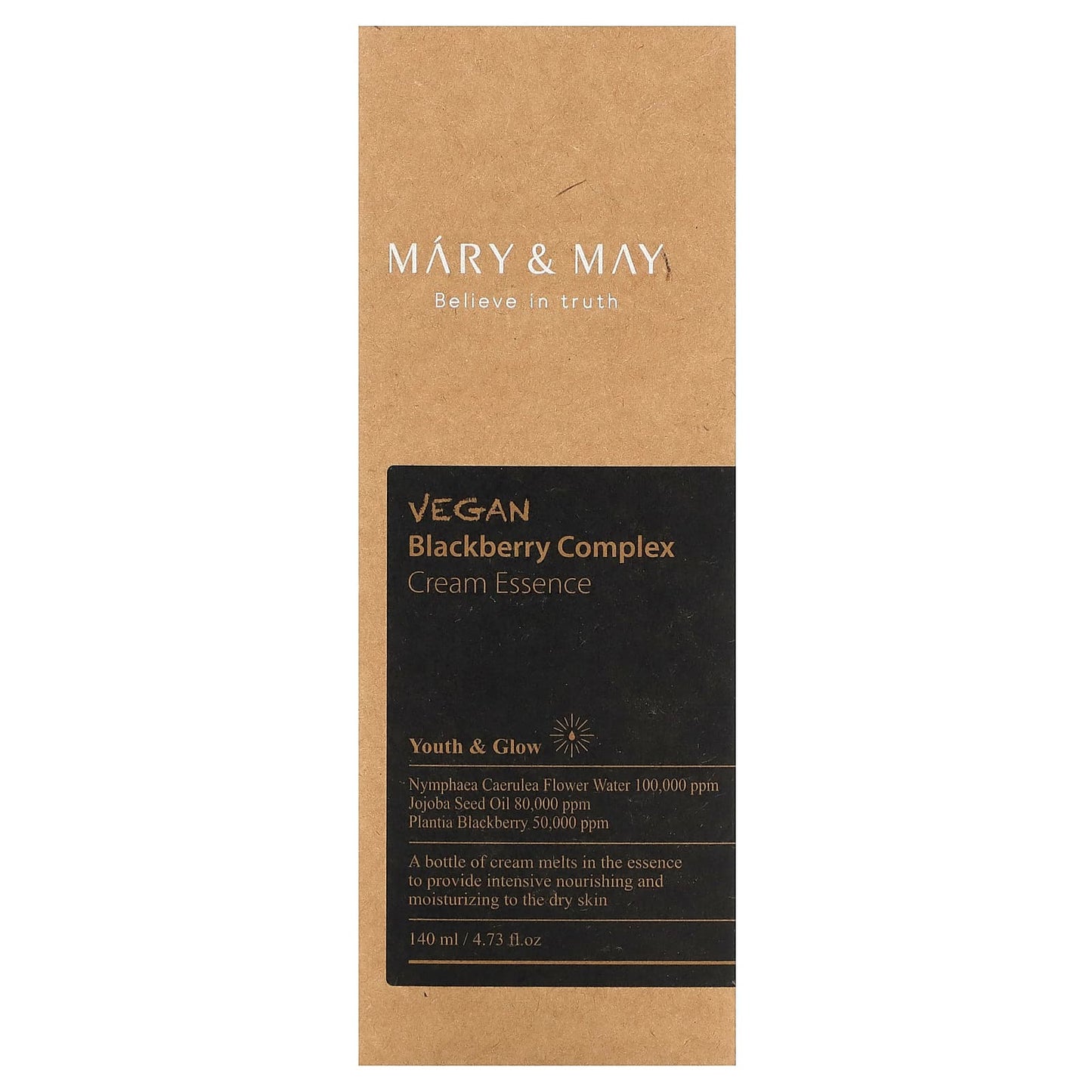 Mary & May, Vegan Blackberry Complex Cream Essence, 4.73 fl oz (140 ml)