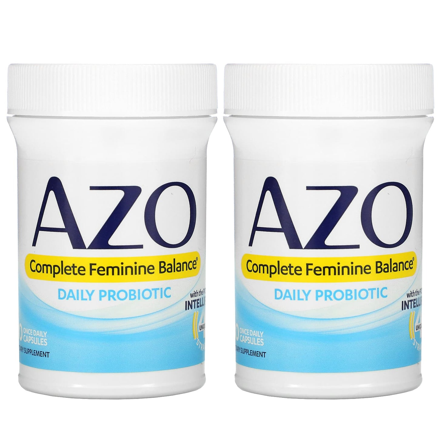 Azo, Complete Feminine Balance, Daily Probiotic, 5 Billion, 60 Once Daily Capsules