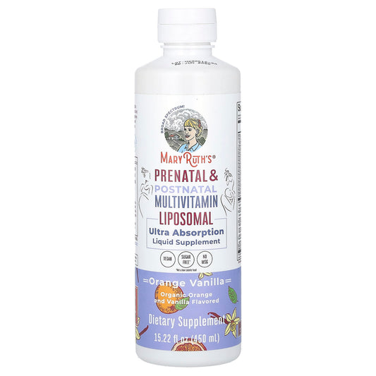 MaryRuth's-Prenatal & Postnatal Multivitamin-Orange Vanilla-15.22 fl oz (450 ml)