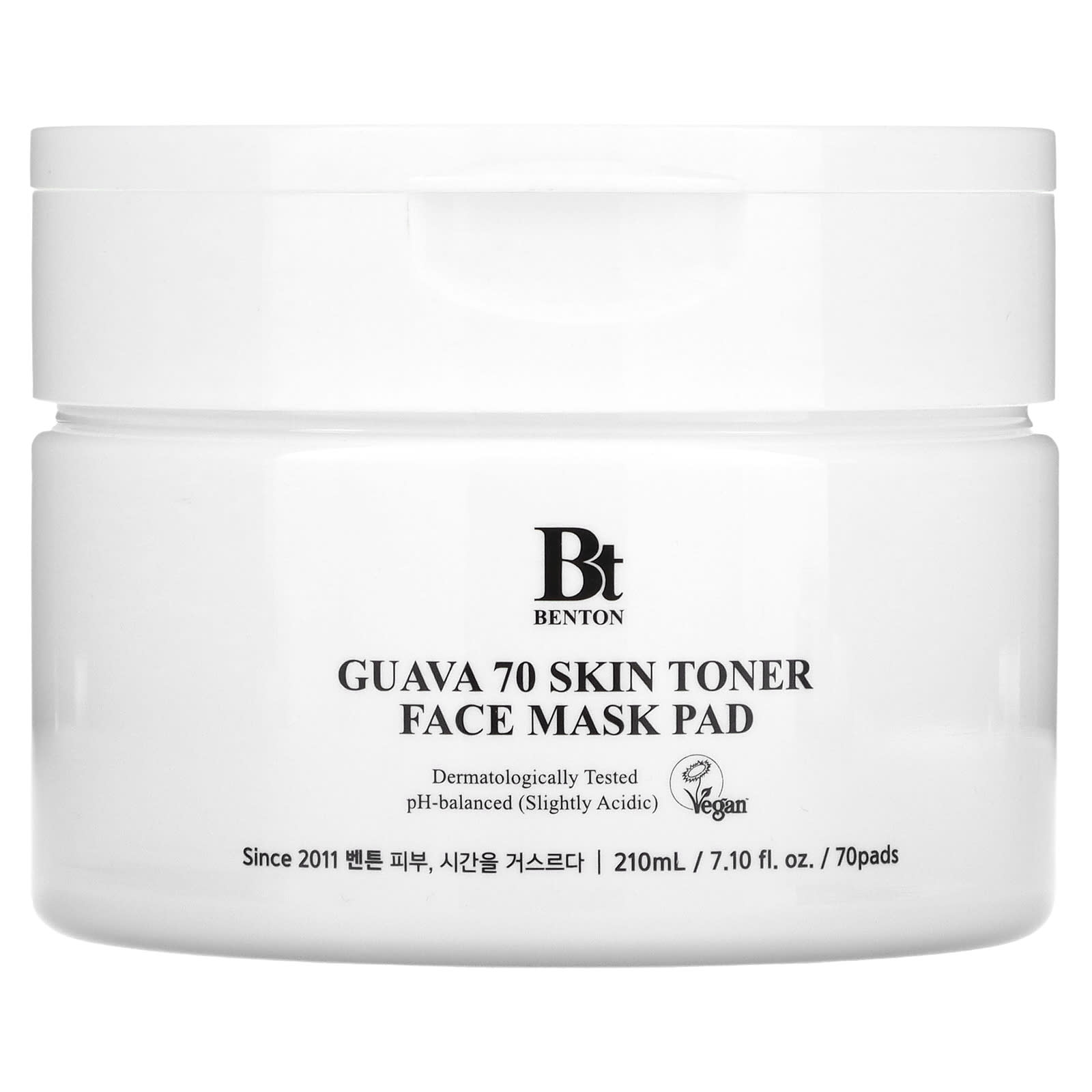 Benton-Guava 70 Skin Toner Face Beauty Mask Pad-70 Pads-7.1 fl oz (210 ml)