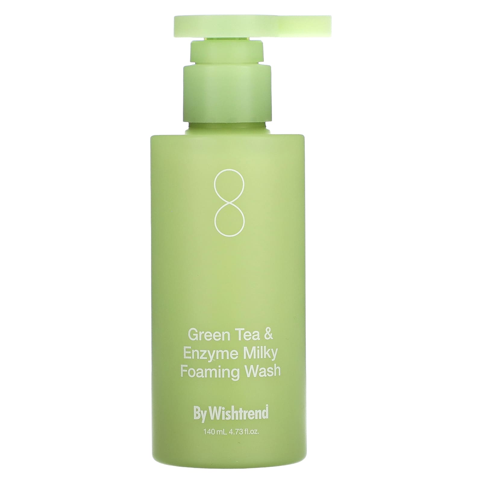 By Wishtrend-Green Tea & Enzyme Milky Foaming Wash-4.73 fl oz (140 ml)