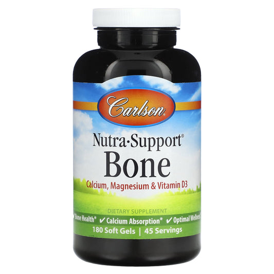 Carlson-Nutra-Support Bone-180 Soft Gels