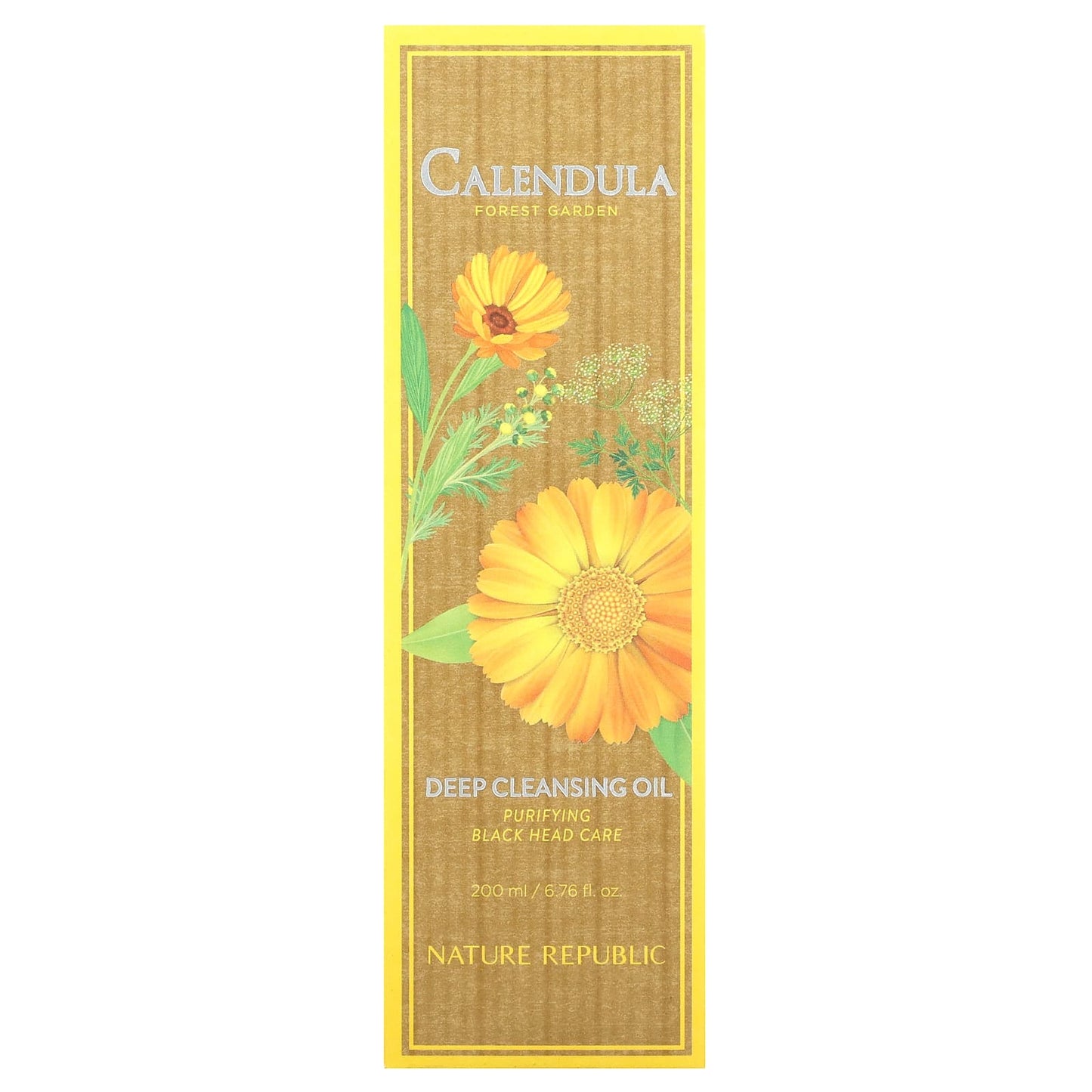 Nature Republic, Calendula Forest Garden, Deep Cleansing Oil, 6.76 fl oz (200 ml)