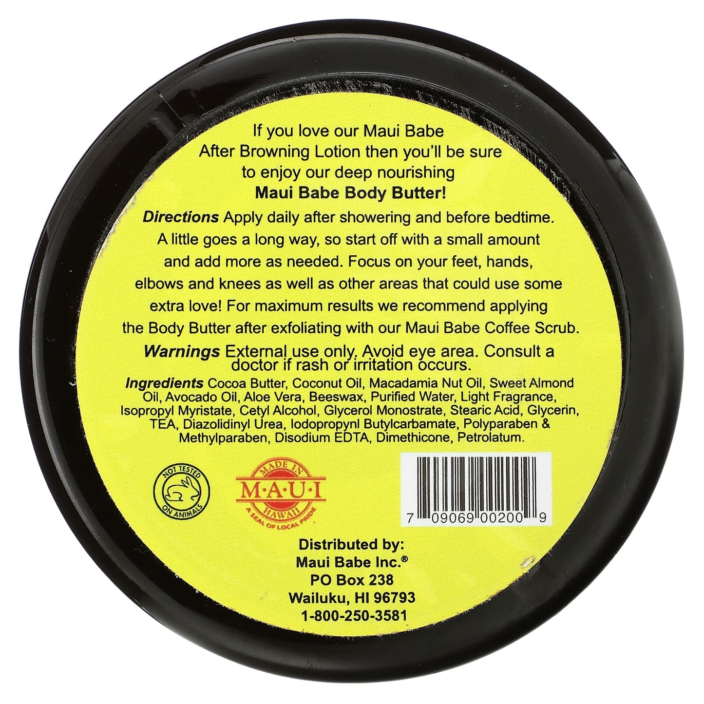 Maui Babe, Body Butter, 8.3 oz