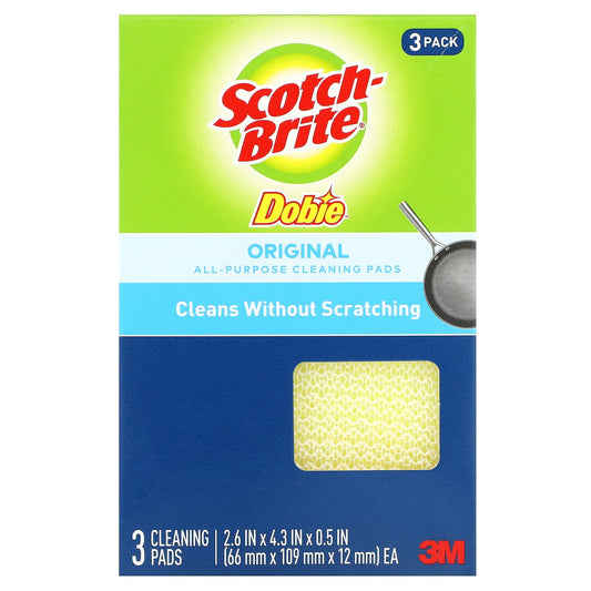 Scotch-Brite-Dobie-Original All-Purpose Cleaning Pads-3 Pads