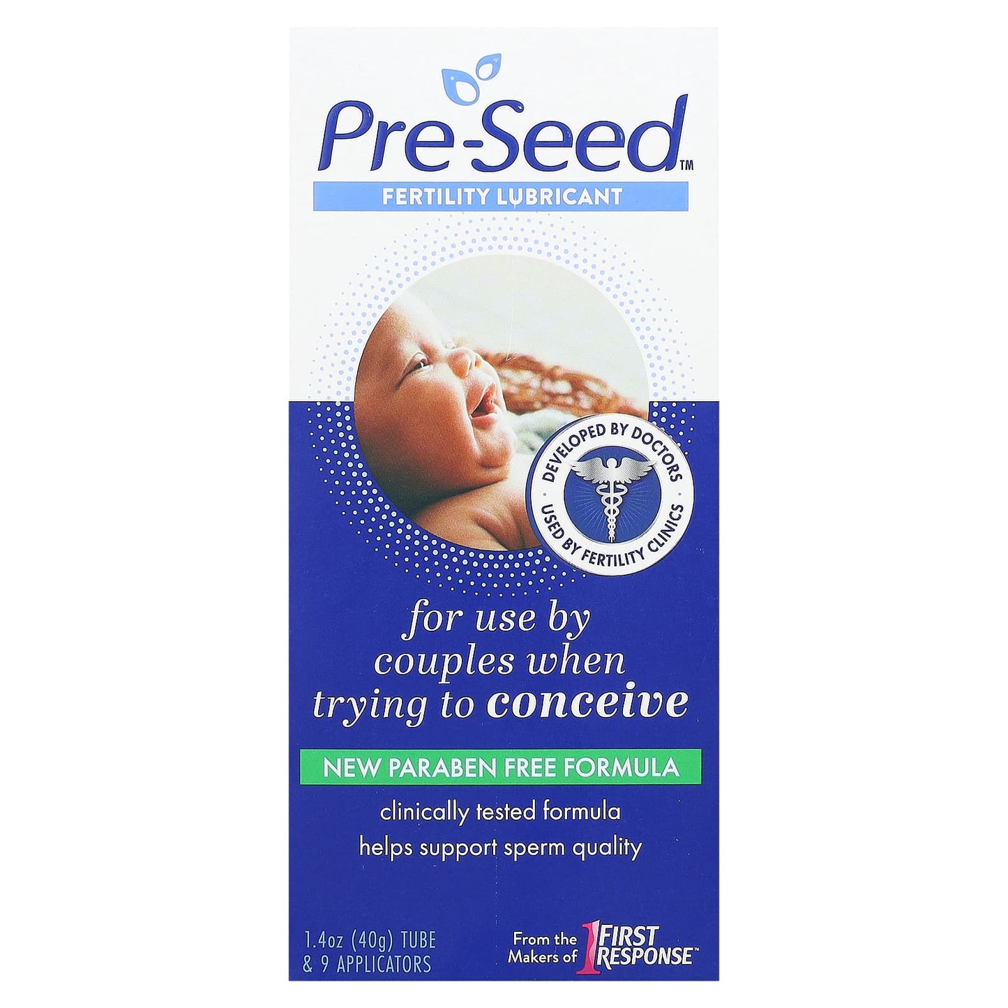 Pre-Seed-Fertility Lubricant-9 Applicators-1.4 oz (40 g)