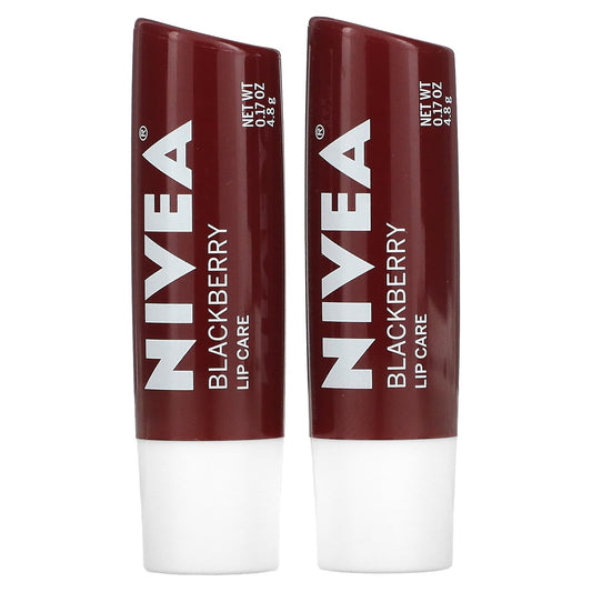 Nivea-Tinted Lip Care-Blackberry-2 Pack-0.17 oz (4.8 g) Each