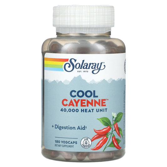 Solaray-Cool Cayenne-180 VegCaps