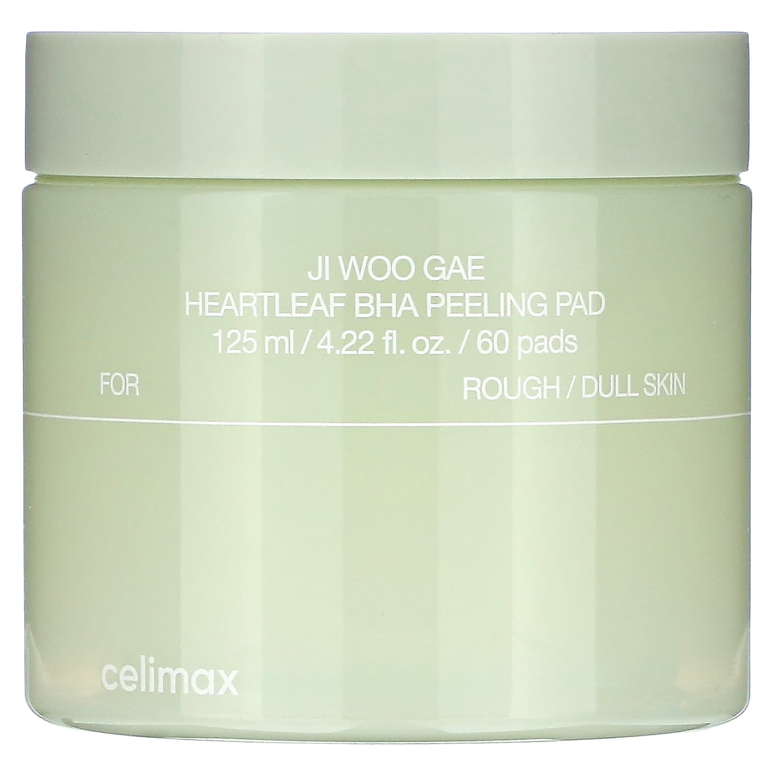 Celimax-Ji Woo GAE Heartleaf BHA Peeling Pad-60 Pads-4.22 ml (125 ml)