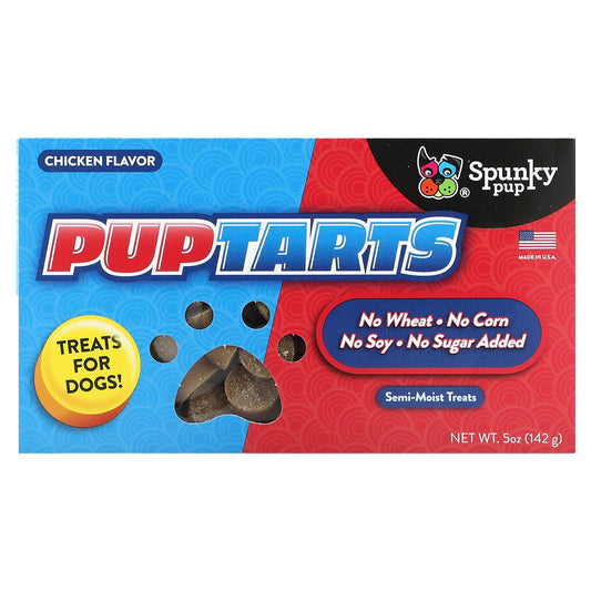 Spunky Pup-PupTarts-Treats For Dogs-Chicken-5 oz (142 g)