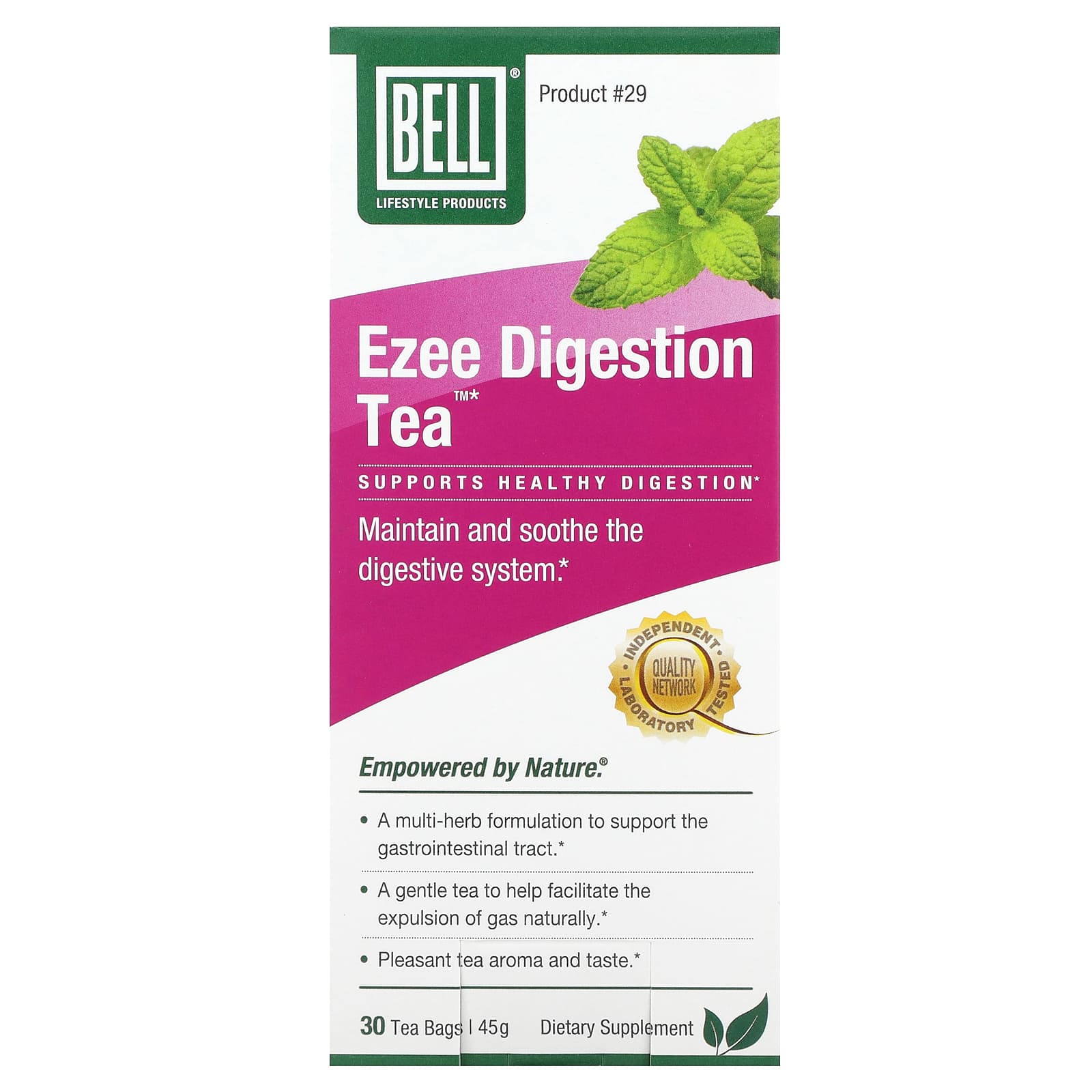 Bell Lifestyle-Ezee Digestion Tea-30 Tea Bags (45 g)