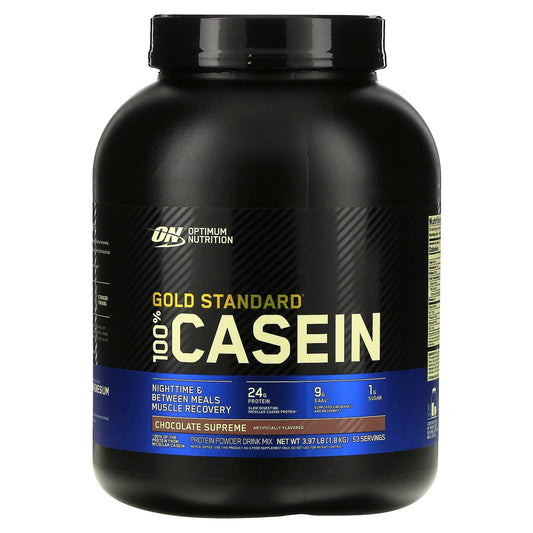 Optimum Nutrition-Gold Standard 100% Casein-Chocolate Supreme-3.97 lb (1.8 kg)