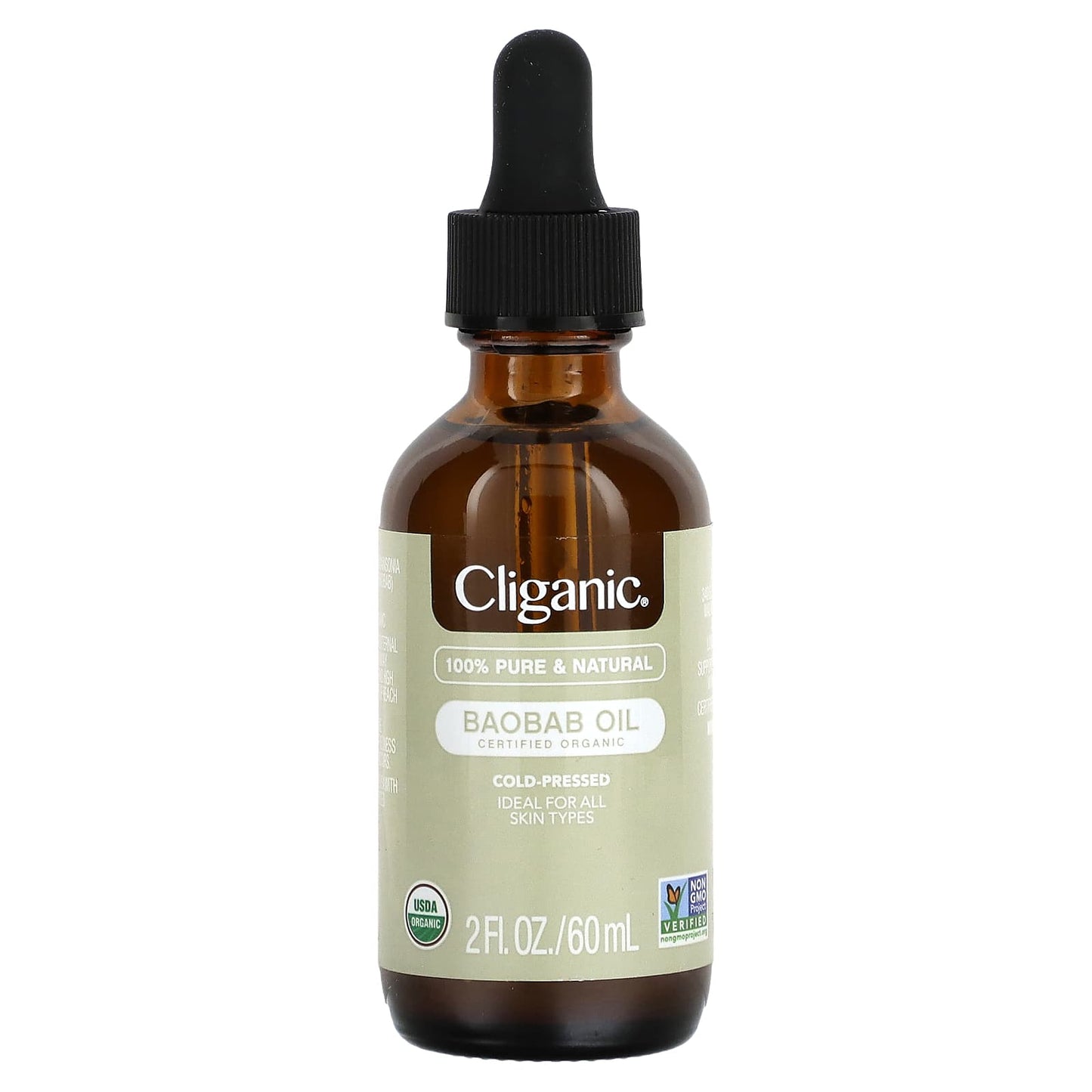 Cliganic-100% Pure & Natural-Baobab Oil-2 fl oz (60 ml)