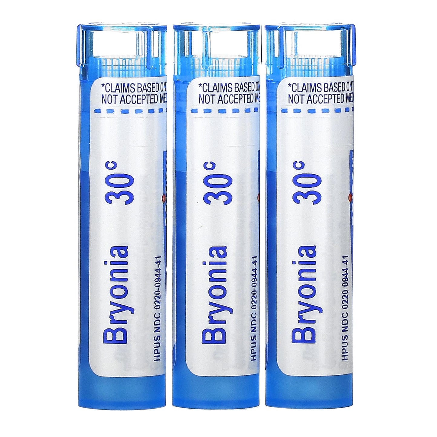 Boiron, Bryonia, Pain Relief, Meltaway Pellets, 30C, 3 Tubes, 80 Pellets Each