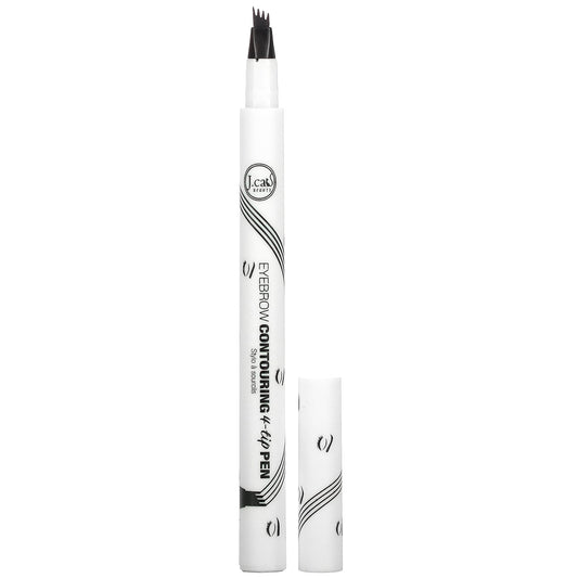 J.Cat Beauty-Eyebrow Contouring 4-Tip Pen-Brown-0.05 oz (1.5 g)